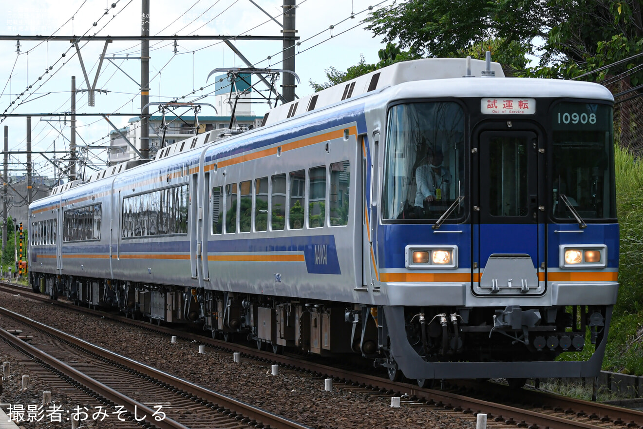 【南海】10000系10008F 千代田工場出場試運転の拡大写真