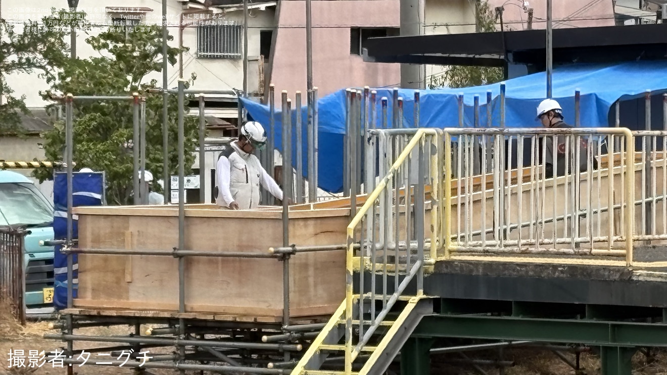 【近鉄】南生駒駅でバリアフリー化に向けた工事が開始の拡大写真