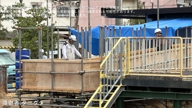 【近鉄】南生駒駅でバリアフリー化に向けた工事が開始を南生駒駅で撮影した写真