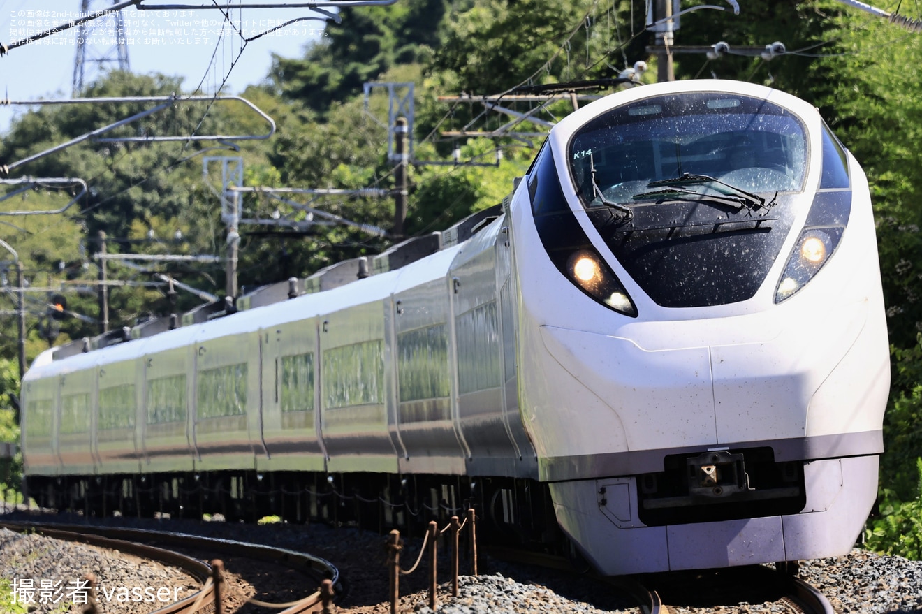 【JR東】E657系K14編成が郡山総合車両センターへ入場の拡大写真