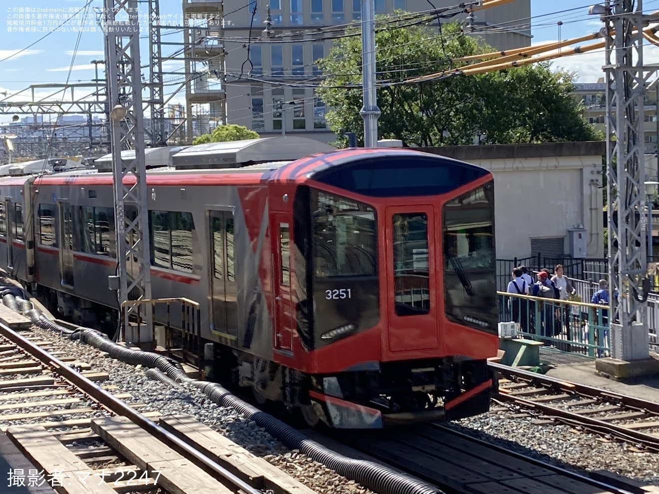 【阪神】新型3000系3201Fが尼崎車庫で入換の拡大写真