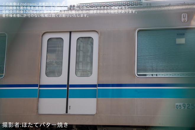 【メトロ】B修繕中の05系05-125F中野方5両が工場の外へ - 深川工場付近にて撮影