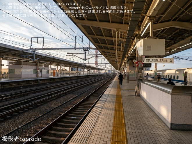 【JR海】N700A G48編成で「東海道ルミエールエクスプレス」を運行を岐阜羽島駅で撮影した写真