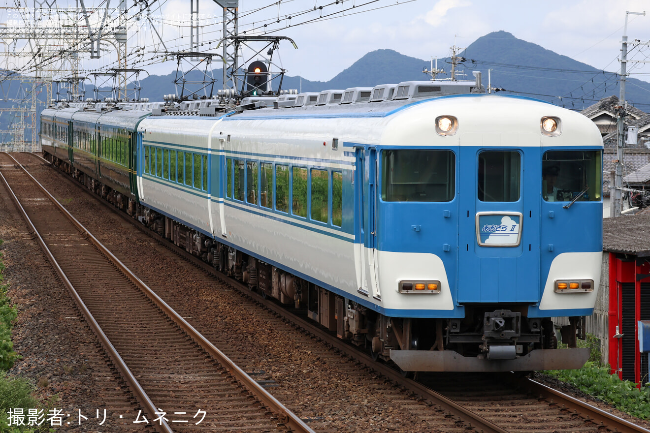 【近鉄】「かぎろひ」重連+「あおぞらII」が6両で運転の拡大写真