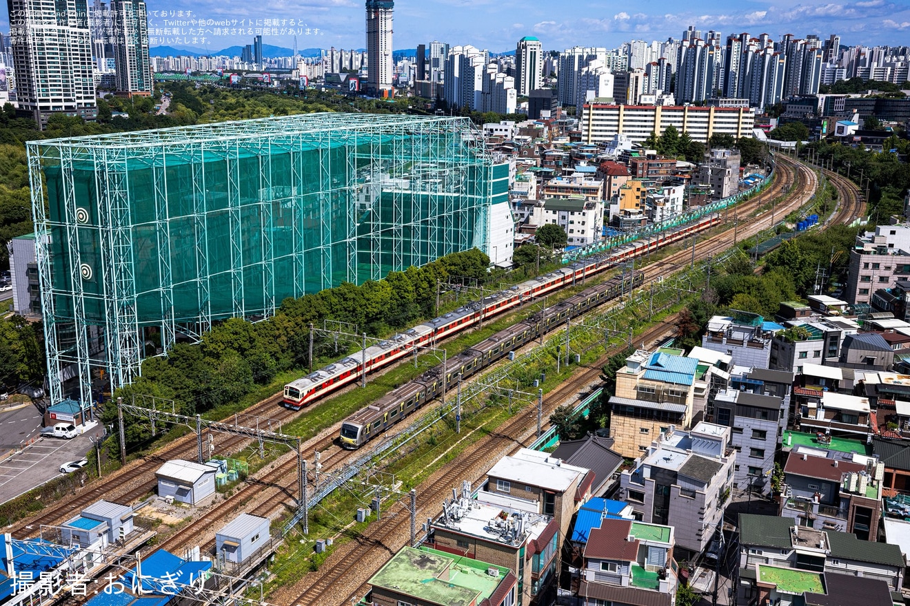 【KORAIL】351000系351F27編成が精密診断を終え出場試運転の拡大写真