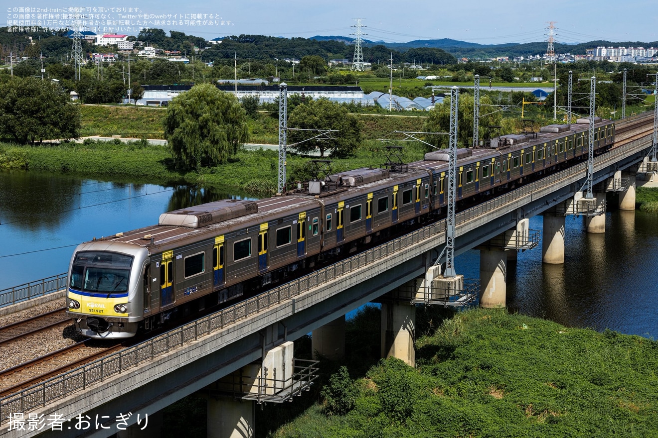 【KORAIL】351000系351F27編成が精密診断を終え出場試運転の拡大写真