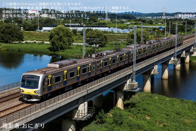 【KORAIL】351000系351F27編成が精密診断を終え出場試運転を不明で撮影した写真