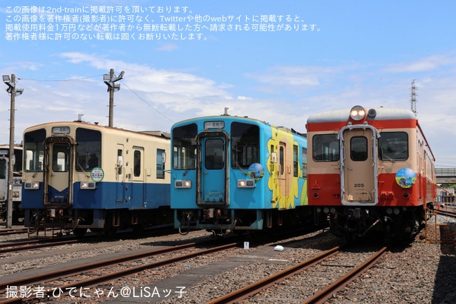 【水島】水島臨海鉄道×井原鉄道コラボ第2弾「車両撮影会」開催を倉敷貨物ターミナルで撮影した写真