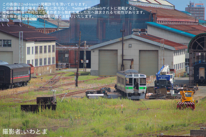 【JR北】721系F-5102+F-5202編成の解体がまもなく完了 - 苗穂駅にて撮影