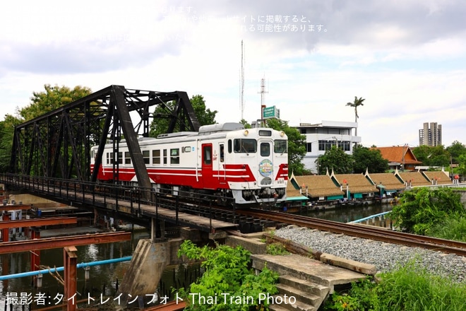 【SRT】キハ40-521が南線ナコンパトムと初入線のトンブリへを不明で撮影した写真