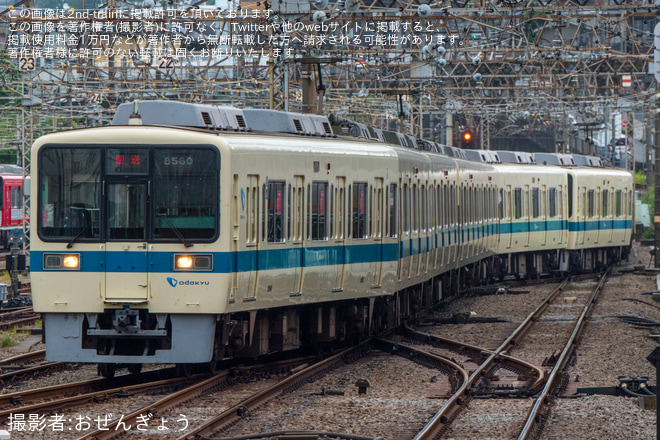 【小田急】8000形8260F(8260×6)喜多見電車基地まで臨時回送 - 海老名駅にて撮影