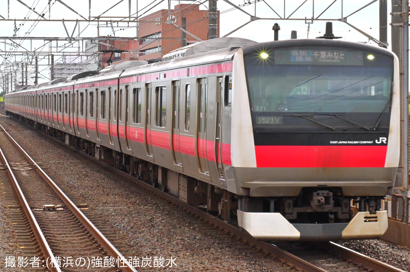 【JR東】大雨による蘇我駅構内線路冠水と信号設備故障による千葉みなと駅止まりが運行の拡大写真