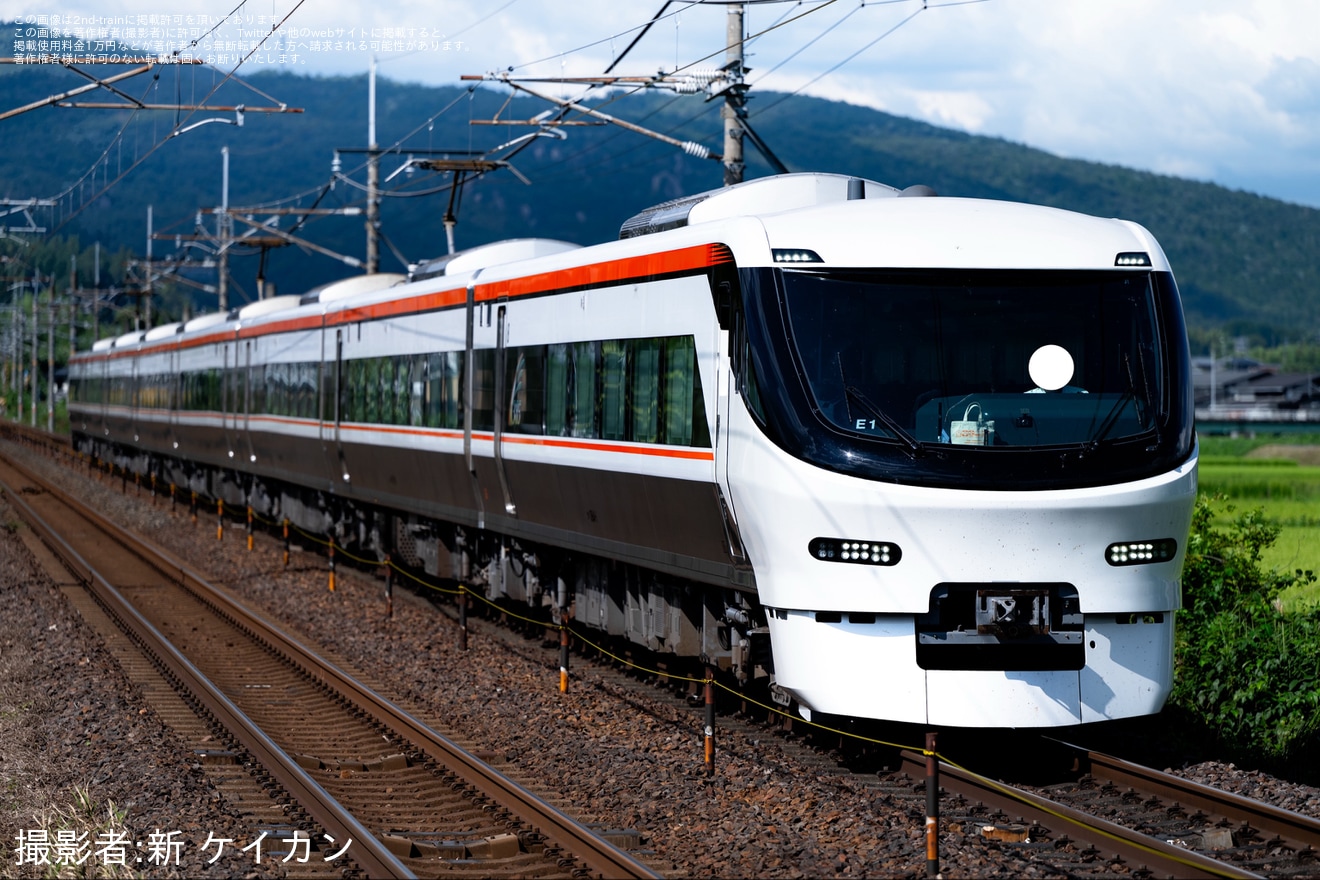 【JR海】385系E1編成が名古屋工場出場試運転の拡大写真
