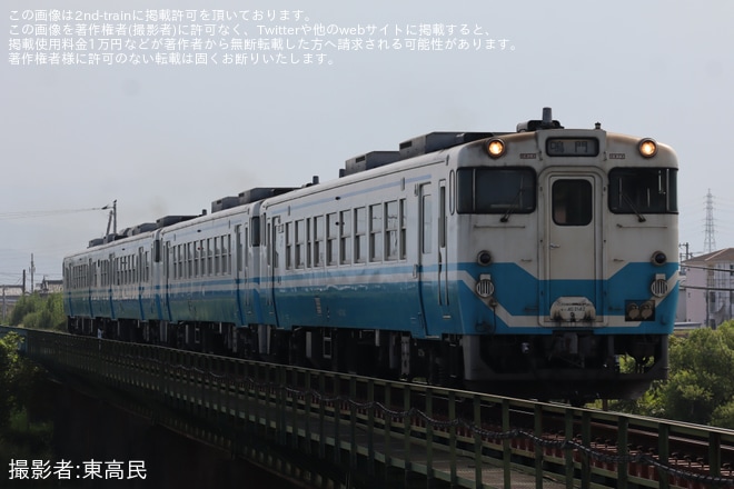 【JR四】阿波おどり開催に伴いキハ40・47形を増結して運転(2026)を不明で撮影した写真