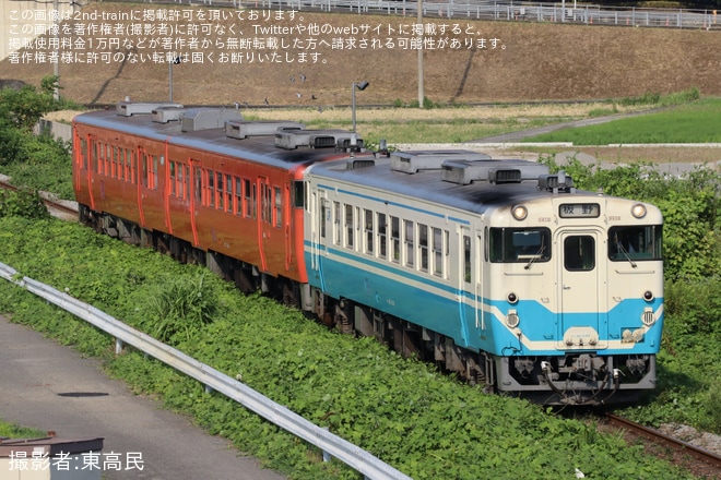 【JR四】阿波おどり開催に伴いキハ40・47形を増結して運転(2026)を不明で撮影した写真