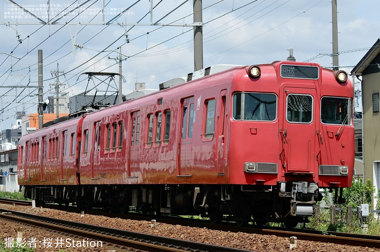 【名鉄】6000系6020Fが舞木検査場へ回送(廃車の可能性)の拡大写真