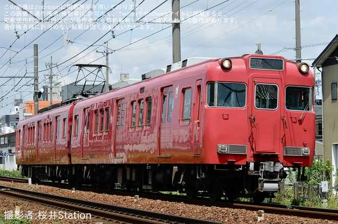 【名鉄】6000系6020Fが舞木検査場へ回送(廃車の可能性)を不明で撮影した写真