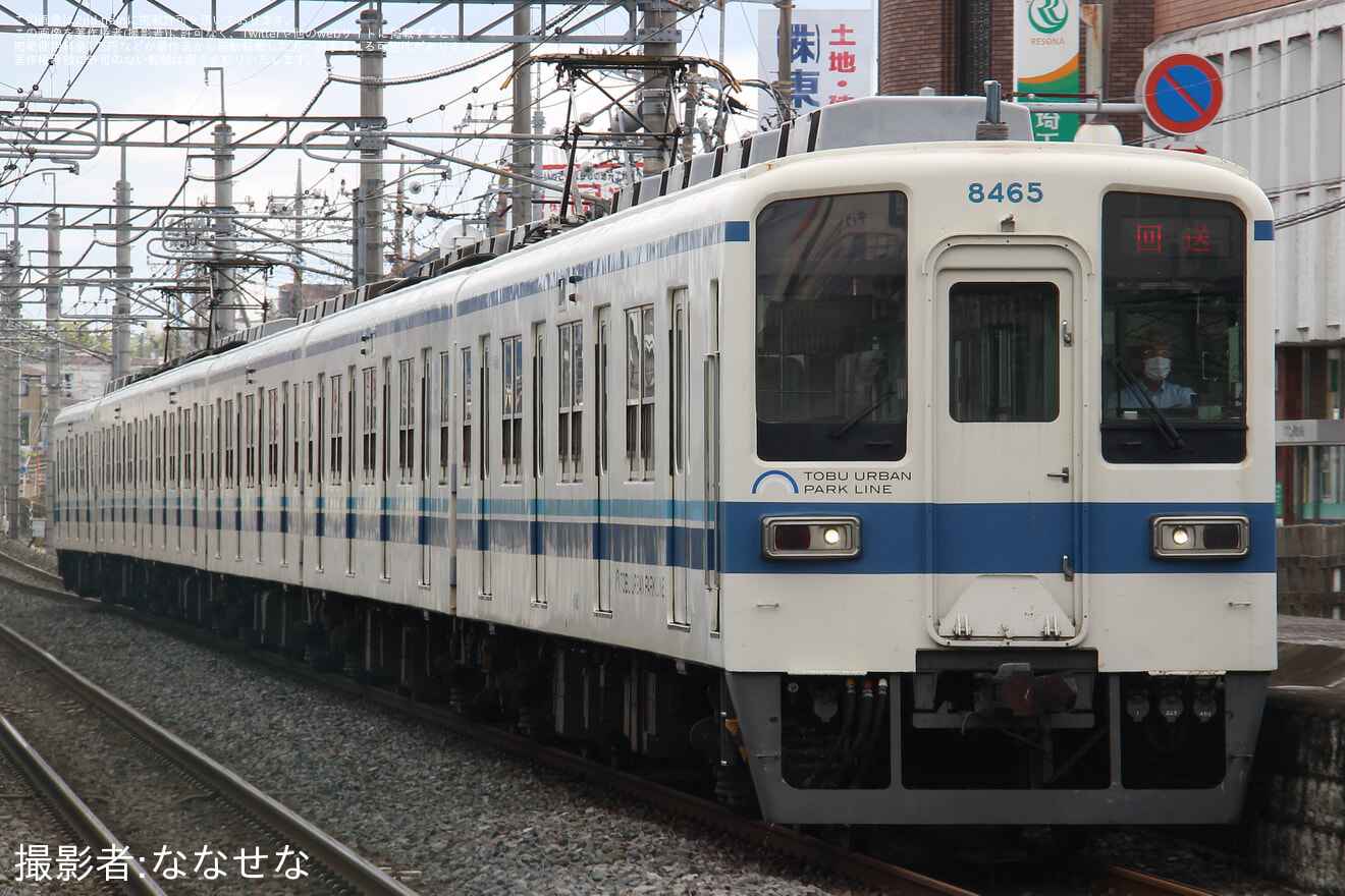 【東武】8000系8165F 廃車回送の拡大写真