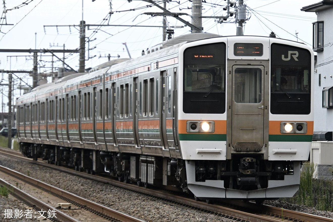 【JR東】211系A60編成が延命工事を終え大宮総合車両ベースを出場の拡大写真