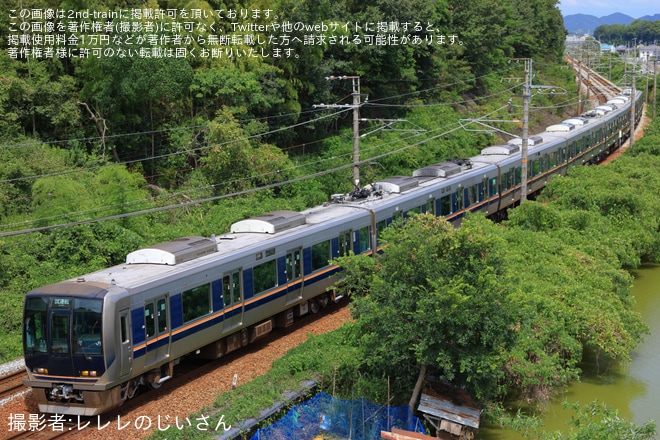 【JR西】321系D31編成 網干総合車両所本所出場試運転を不明で撮影した写真