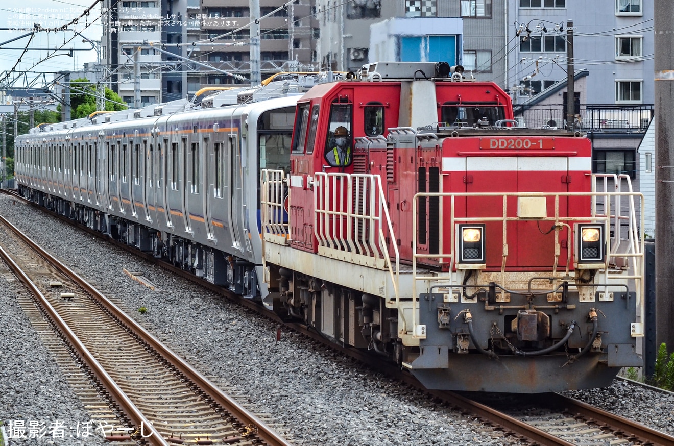 【南海】8300系8723F+8327F近畿車輛出場甲種輸送の拡大写真