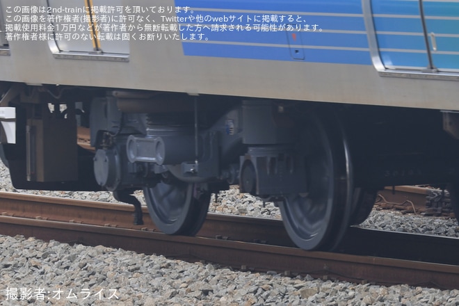 【西武】30000系30103F 武蔵丘車両検修場出場試運転(202608)を小手指駅で撮影した写真