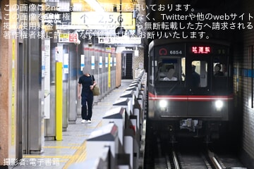【名市交】6050形6154Hが日進工場出場試運転