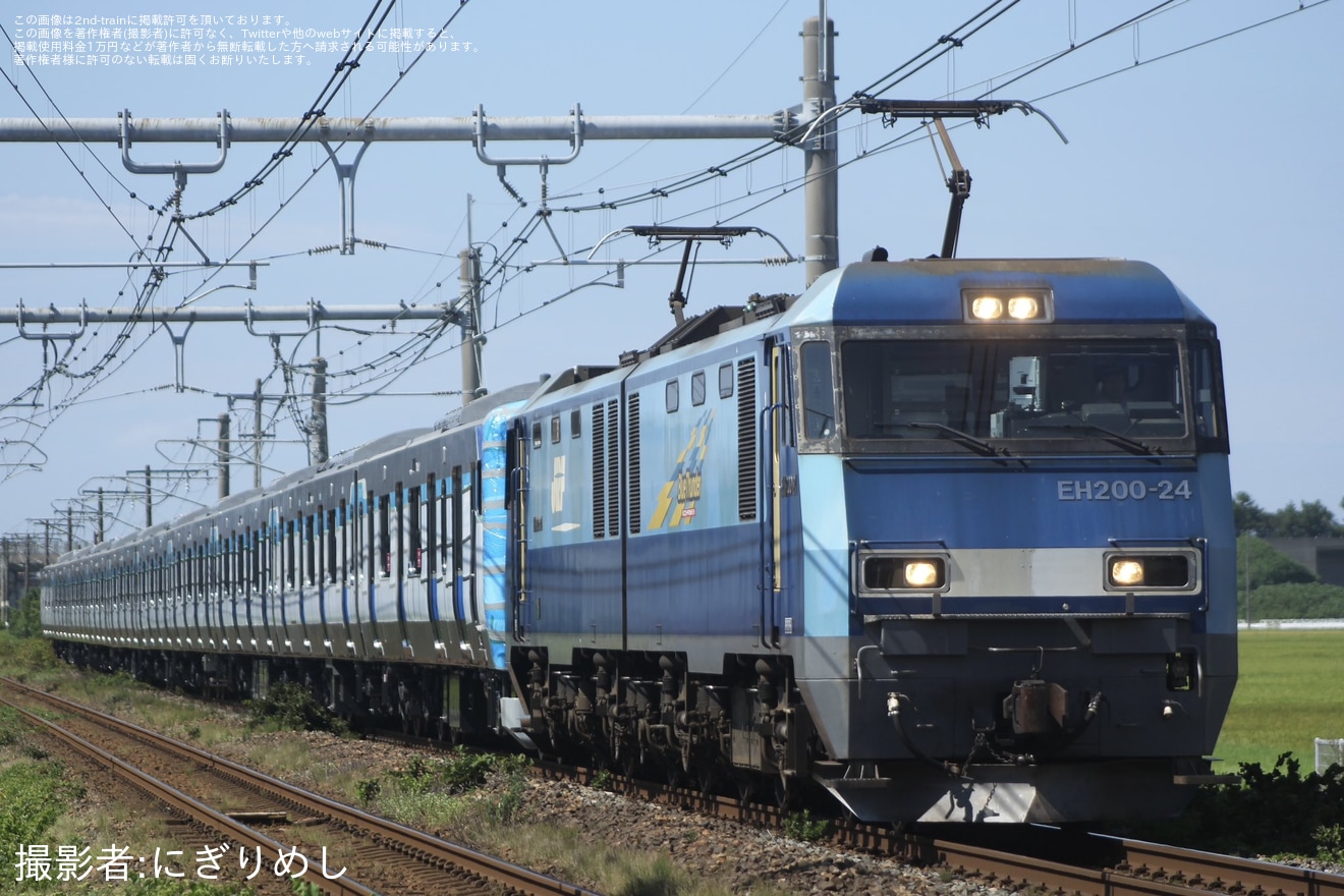 【東臨】71-000形Z15編成J-TREC新津事業所出場甲種輸送の拡大写真