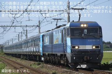 【東臨】71-000形Z15編成J-TREC新津事業所出場甲種輸送