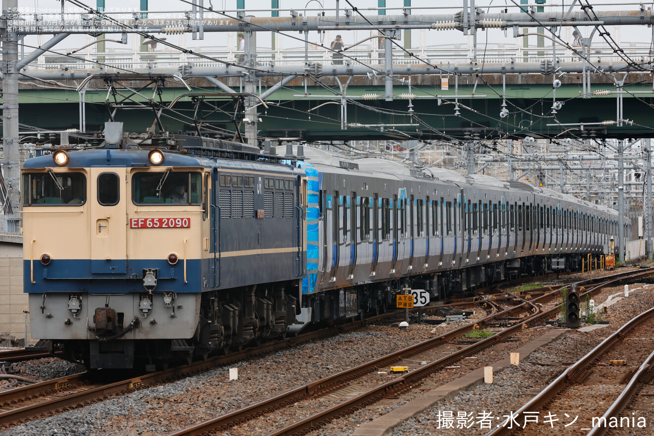 【東臨】71-000形Z15編成J-TREC新津事業所出場甲種輸送の拡大写真