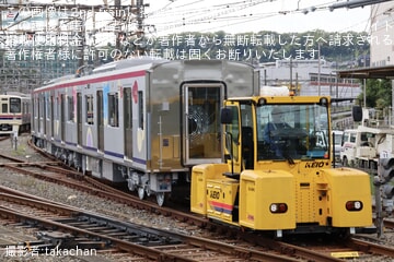 【京王】2000系2703Fの2753号車・2253号車が構内入換