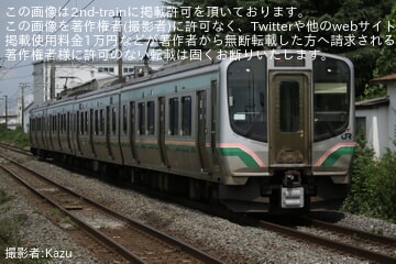 【JR東】E721系1000番台P4-1編成 郡山総合車両ベース入場回送