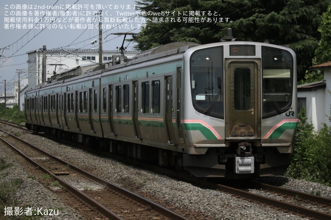 【JR東】E721系1000番台P4-1編成 郡山総合車両ベース入場回送を不明で撮影した写真