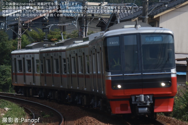 【名鉄】3300系3305F舞木検査場出場試運転（3枚目）