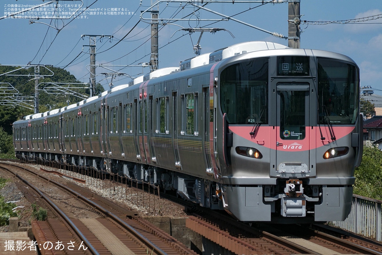 【JR西】227系500番台R25+R26+L36編成が西出雲から岡山へ回送の拡大写真