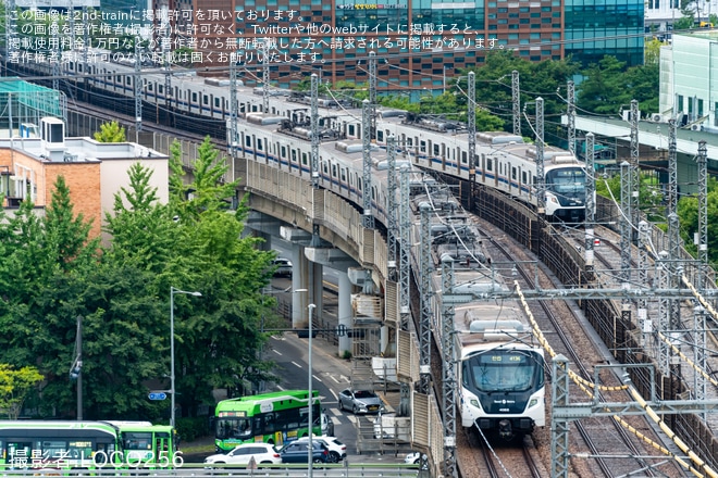 【Seoul Metro】倉洞車両基地が営業終了し残留車両が榛接車両基地へ移動を不明で撮影した写真