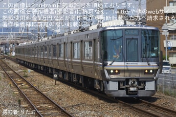 【JR西】223系W17編成 網干総合車両所本所更新工事出場試運転
