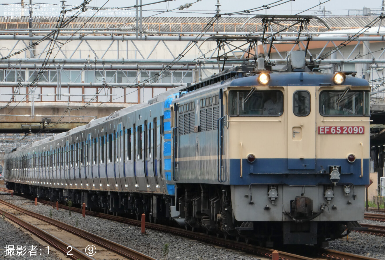 【東臨】71-000形Z15編成J-TREC新津事業所出場甲種輸送の拡大写真