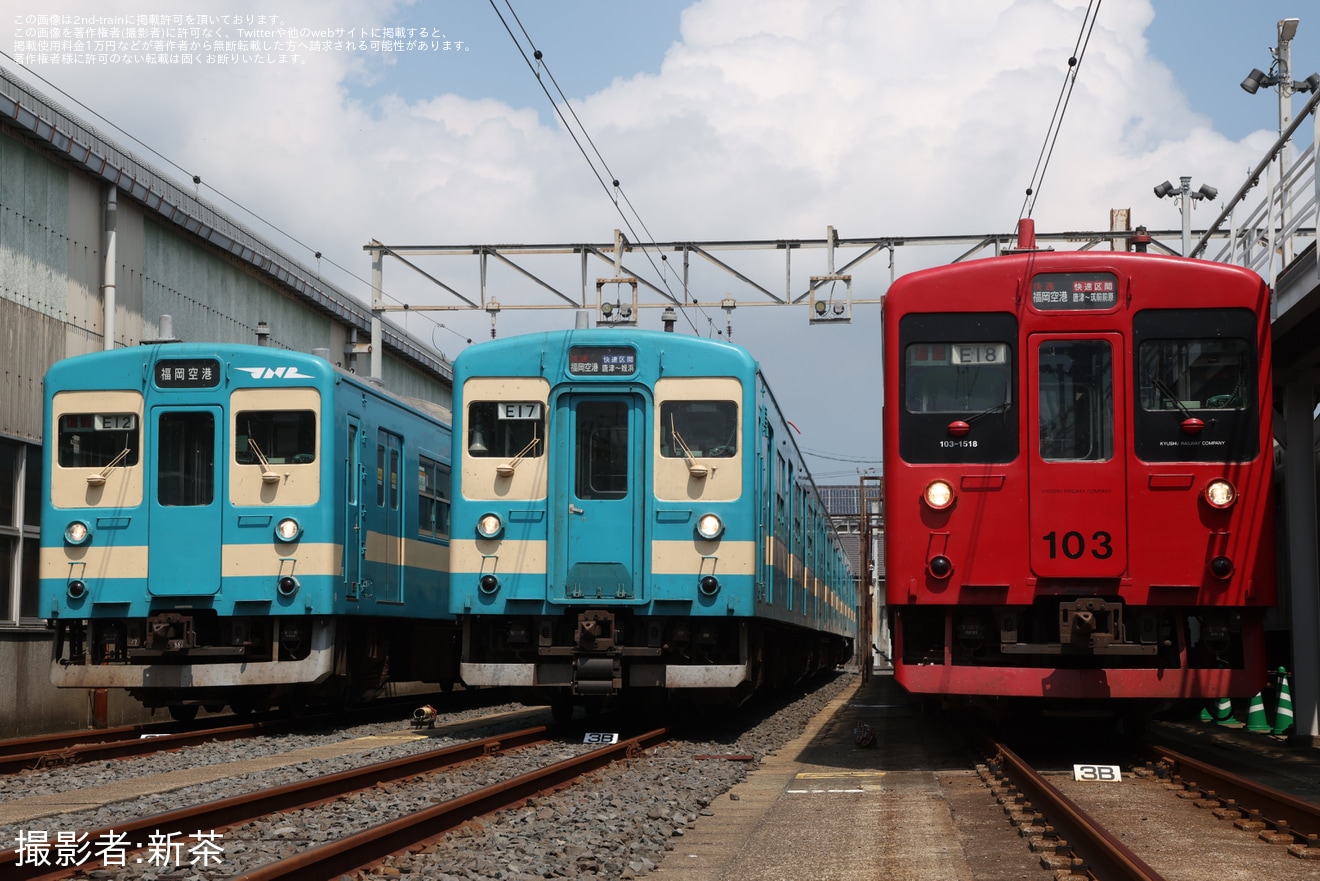 【JR九】唐津車両センターで103系・307系車両見学会開催の拡大写真