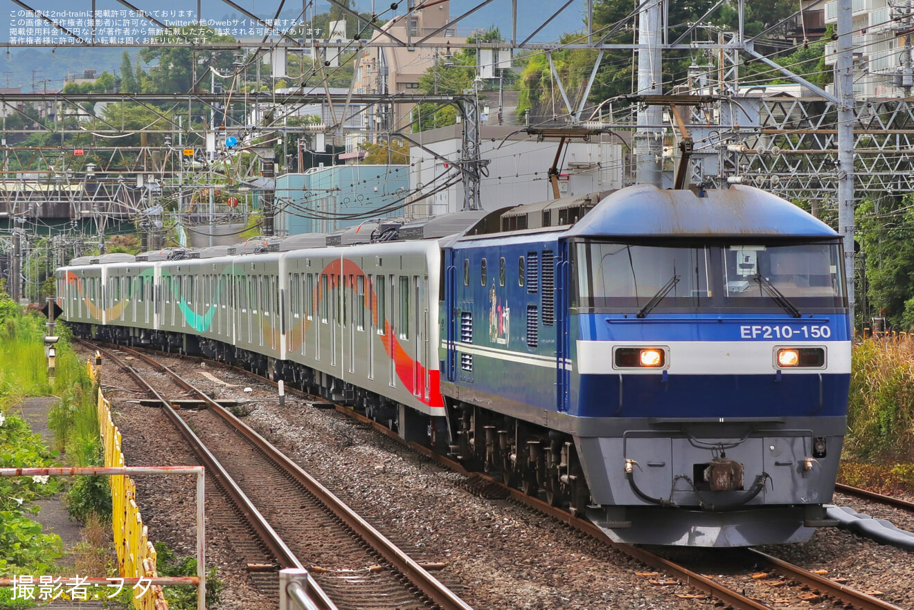【西武】40000系48101F「トキイロ」が川崎車両を出場し甲種輸送の拡大写真