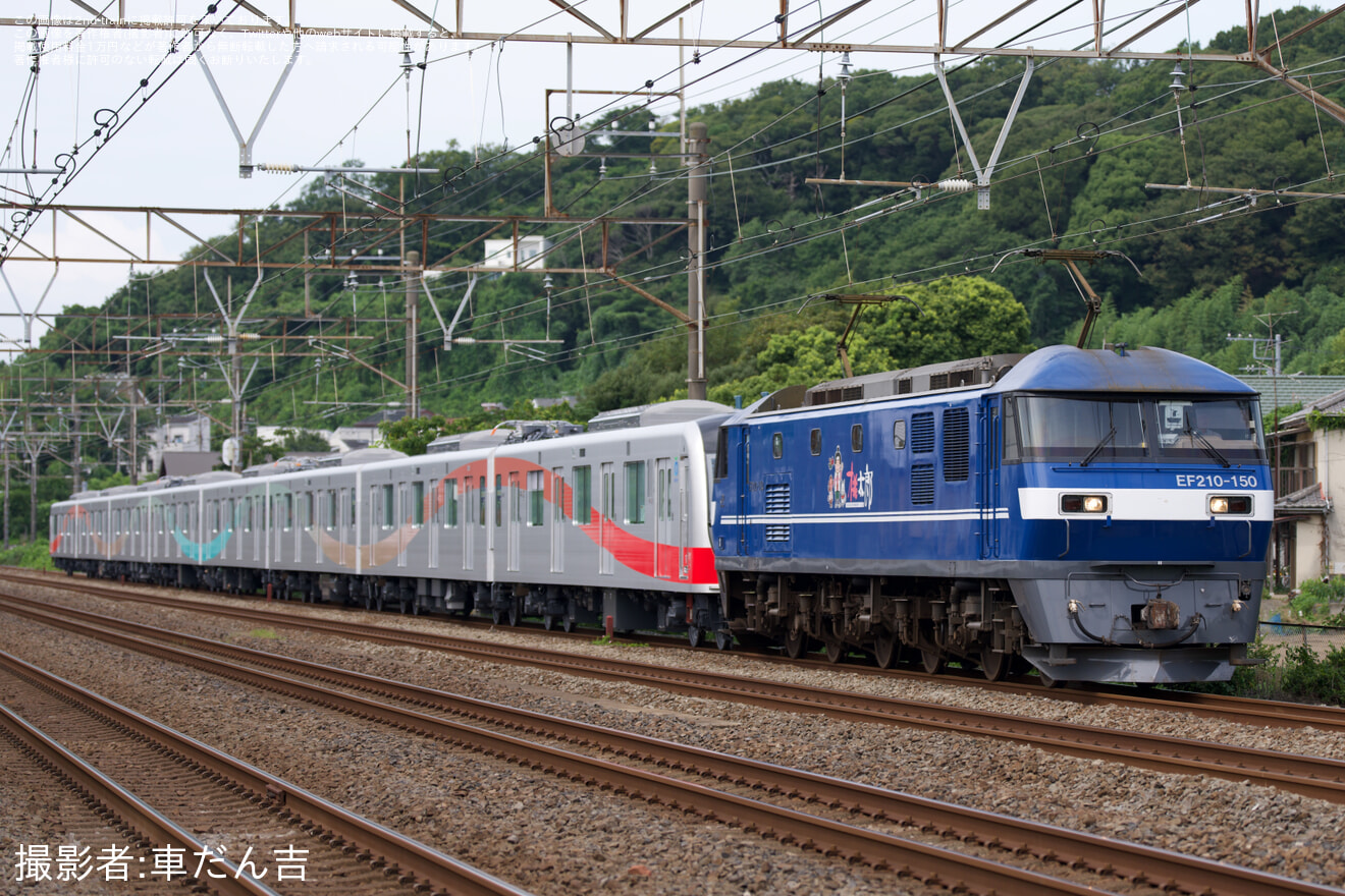 【西武】40000系48101F「トキイロ」が川崎車両を出場し甲種輸送の拡大写真