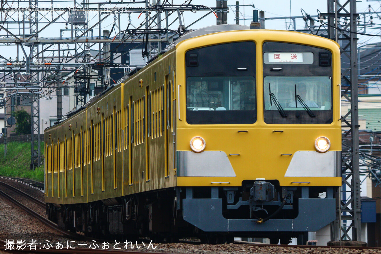 【西武】40000系48101F「トキイロ」が新秋津から小手指へ回送の拡大写真