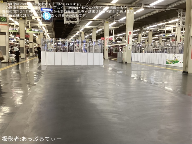 を大阪梅田駅で撮影した写真