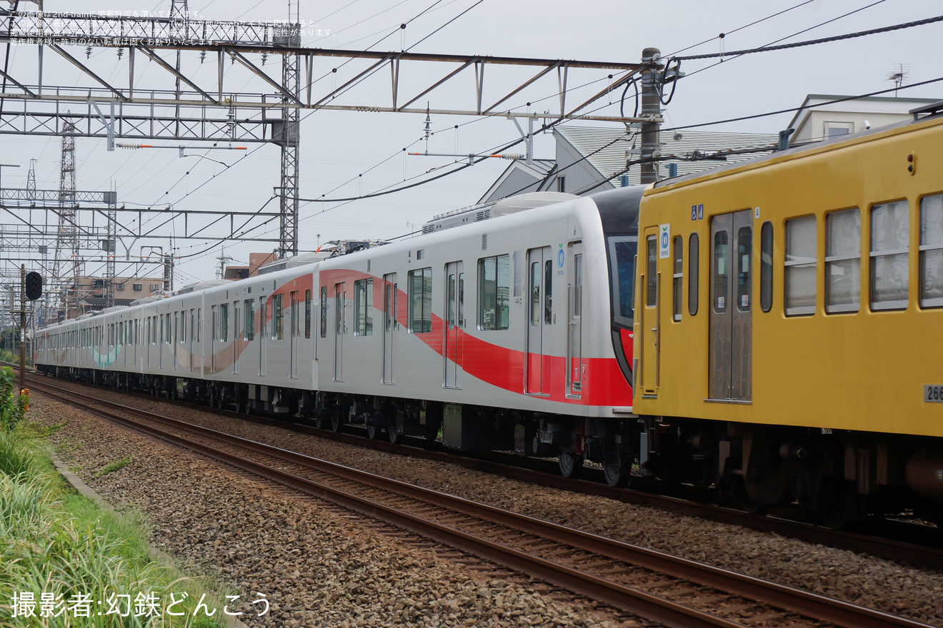 【西武】40000系48101F「トキイロ」が新秋津から小手指へ回送の拡大写真