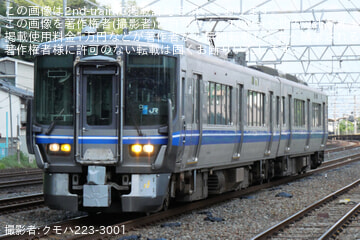 【JR西】521系E05編成が敦賀から吹田総合車両所本所へ回送