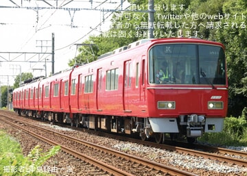 【名鉄】3500系3510Fがワンマン対応化され舞木検査場出場試運転