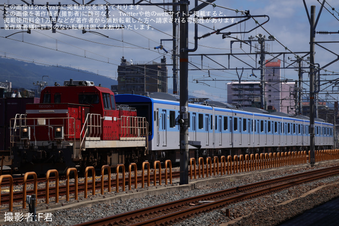 【福市交】4000系4135Fが川崎車両を出場し甲種輸送を実施 - 鷹取駅にて撮影