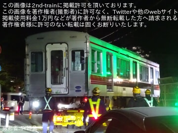 【山陽】5000系5243・5254・5604がリニューアルを終え大阪車輌から陸送