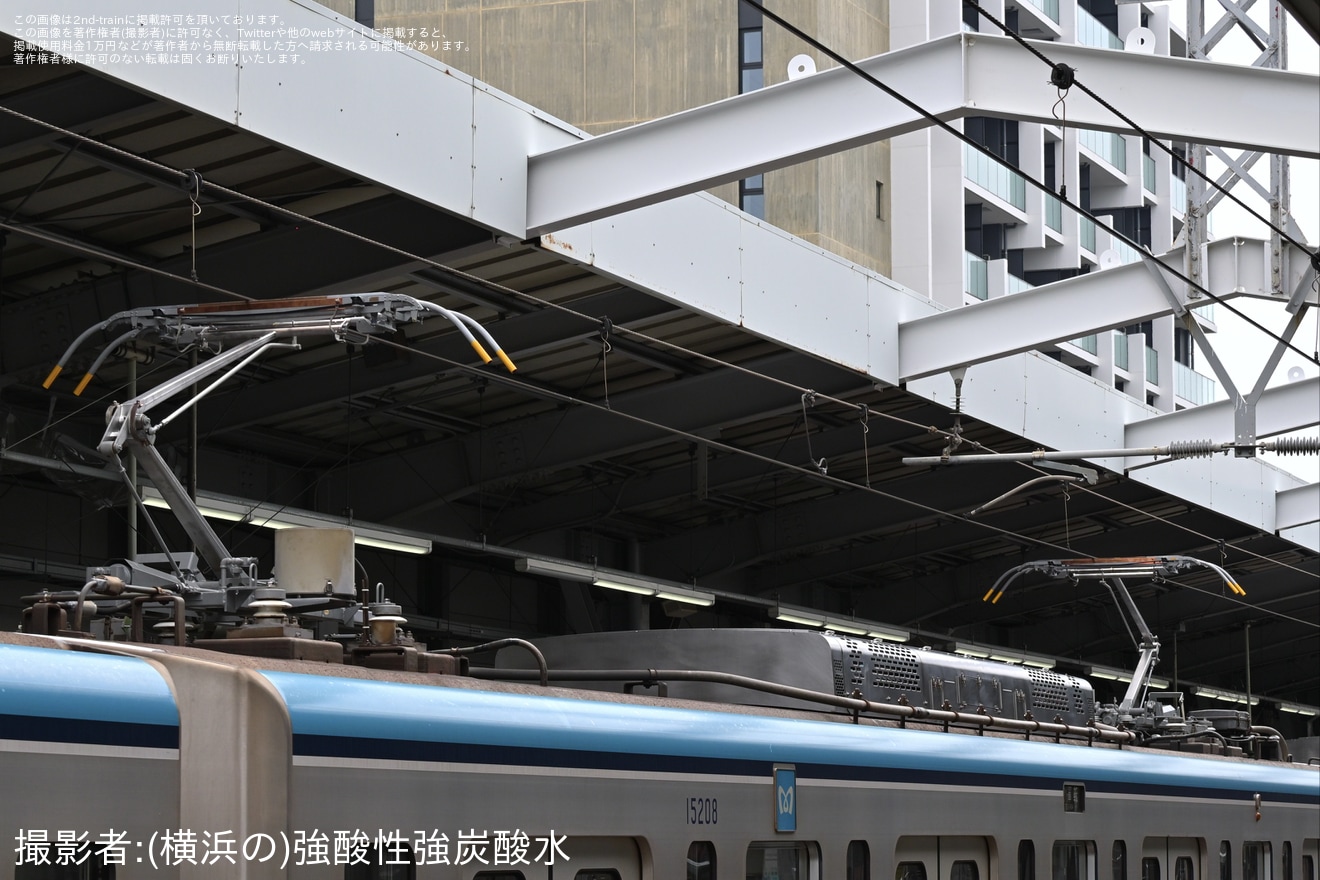 【メトロ】15000系15108F 深川出場試運転の拡大写真