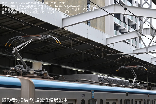 【メトロ】15000系15108F 深川出場試運転（4枚目）